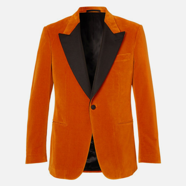 Orange-Hued Tie: A Bold and Stylish Accessory for Men