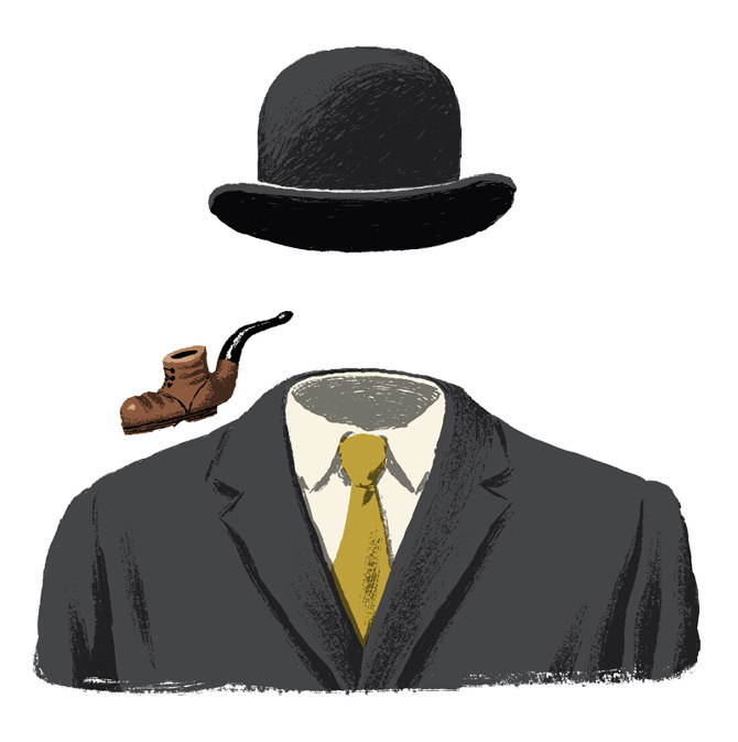 The art of drawing ties and hats