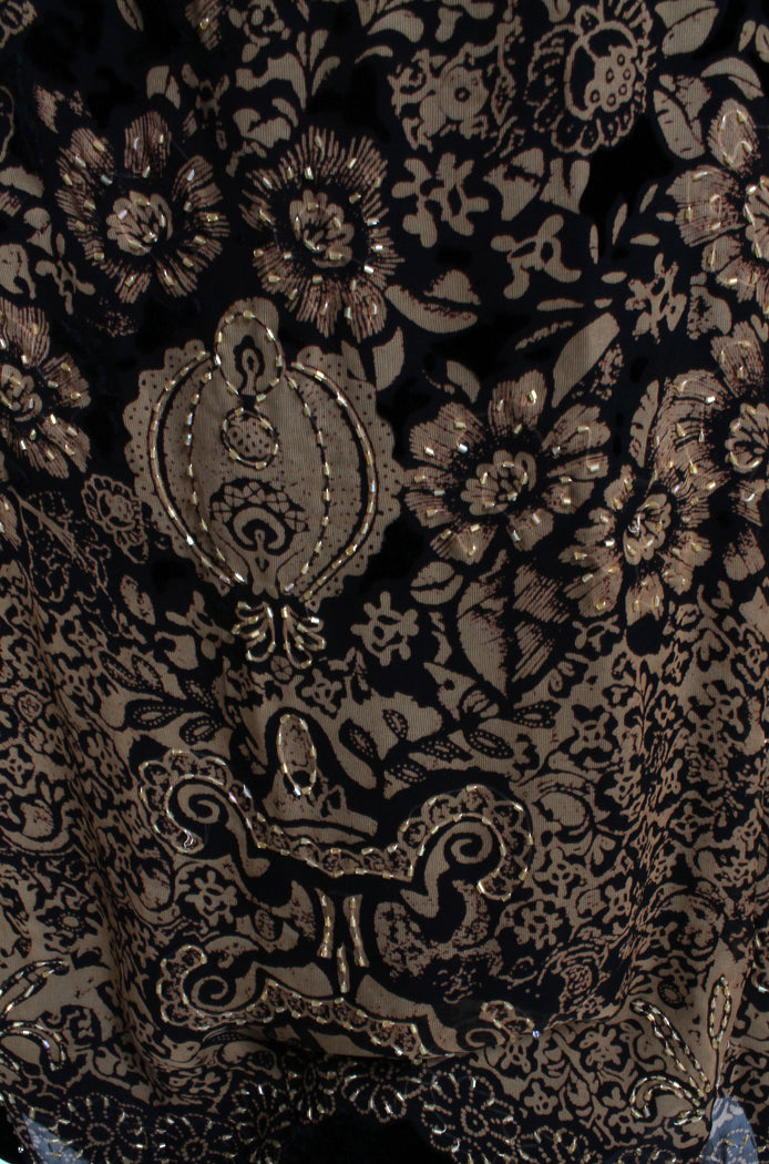 Title: The Elegance of Ties: An Ode to the Classic Black Flower Pattern