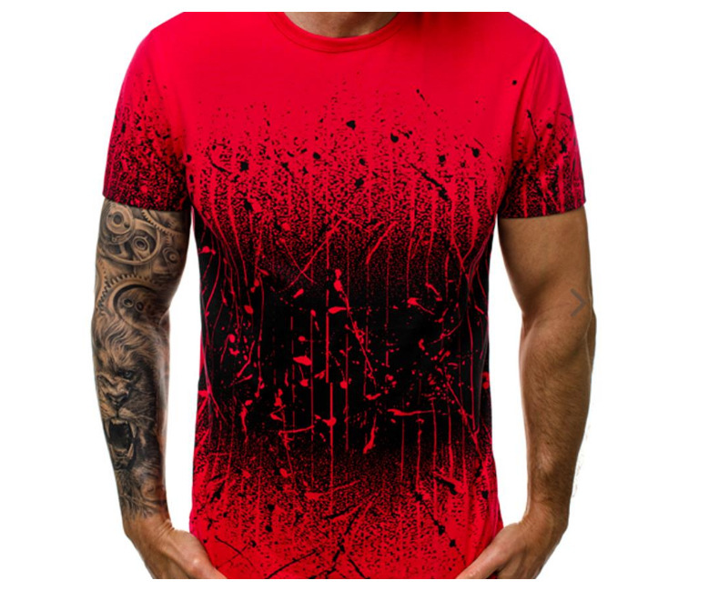 Title: Unleashing Creativity: The Artistic Blend of Red T-Shirts and Tie Patterns