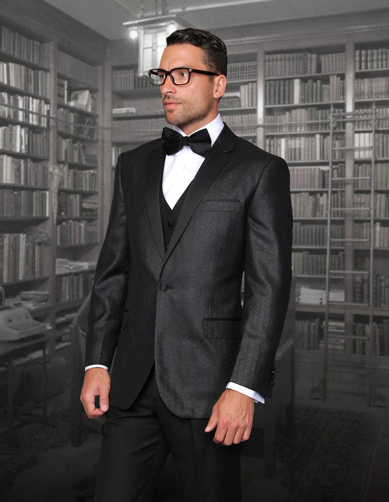 Title: The Art of Wearing a Black Tie Suit: A Comprehensive Guide to Mens Formal Attire