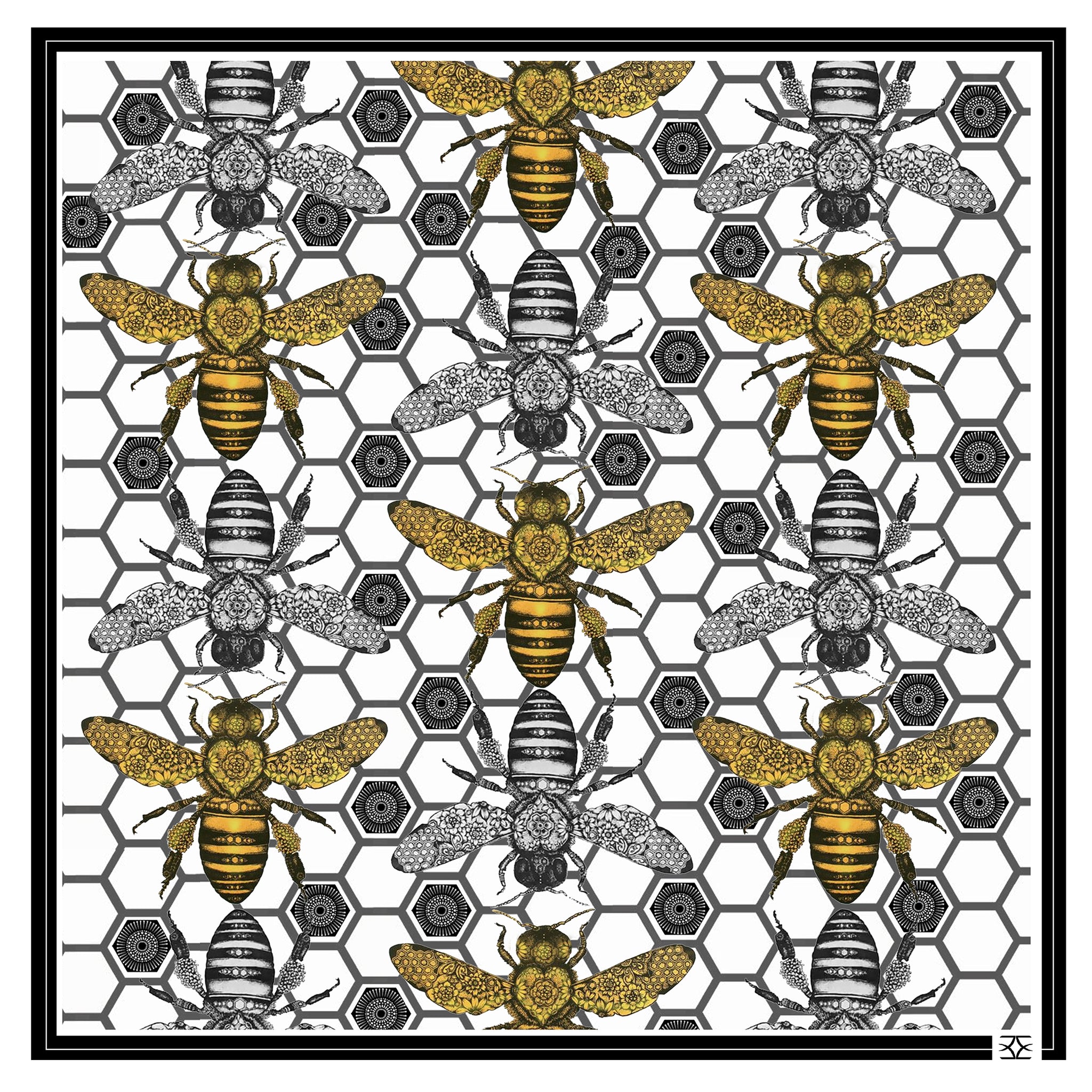 The story of the tie brand with the honeybee pattern