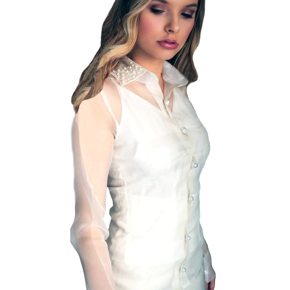 White shirt and tie brand womens style