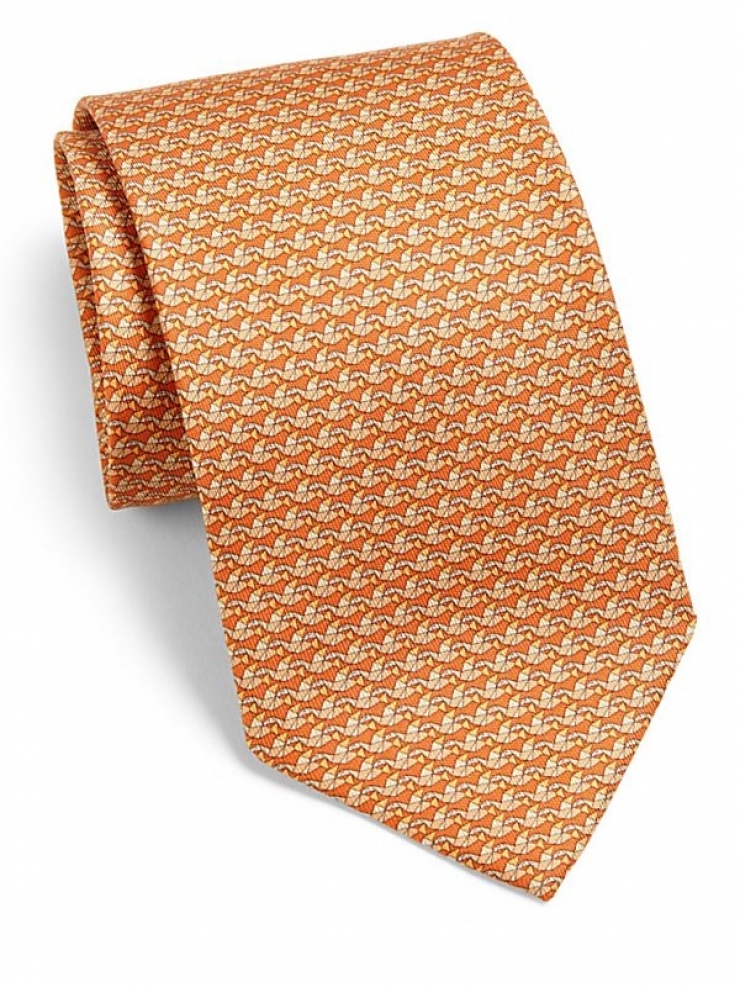 Orange Audi Tie: A Fashionable Accessory for Men