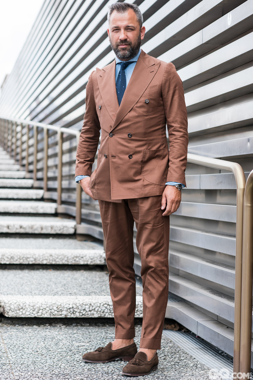 The art of matching ties with suits