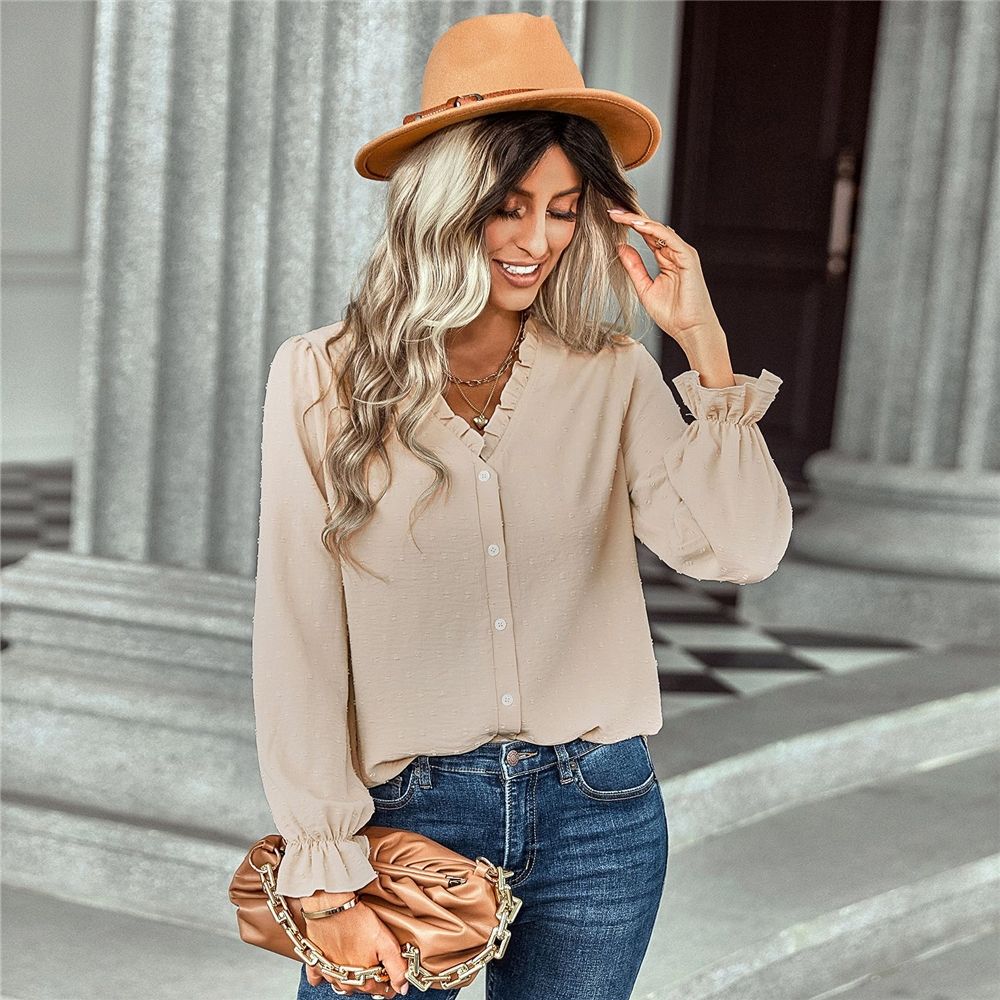 Title: Chic and Stylish Korean Style Shirt Collar Womens Fashion