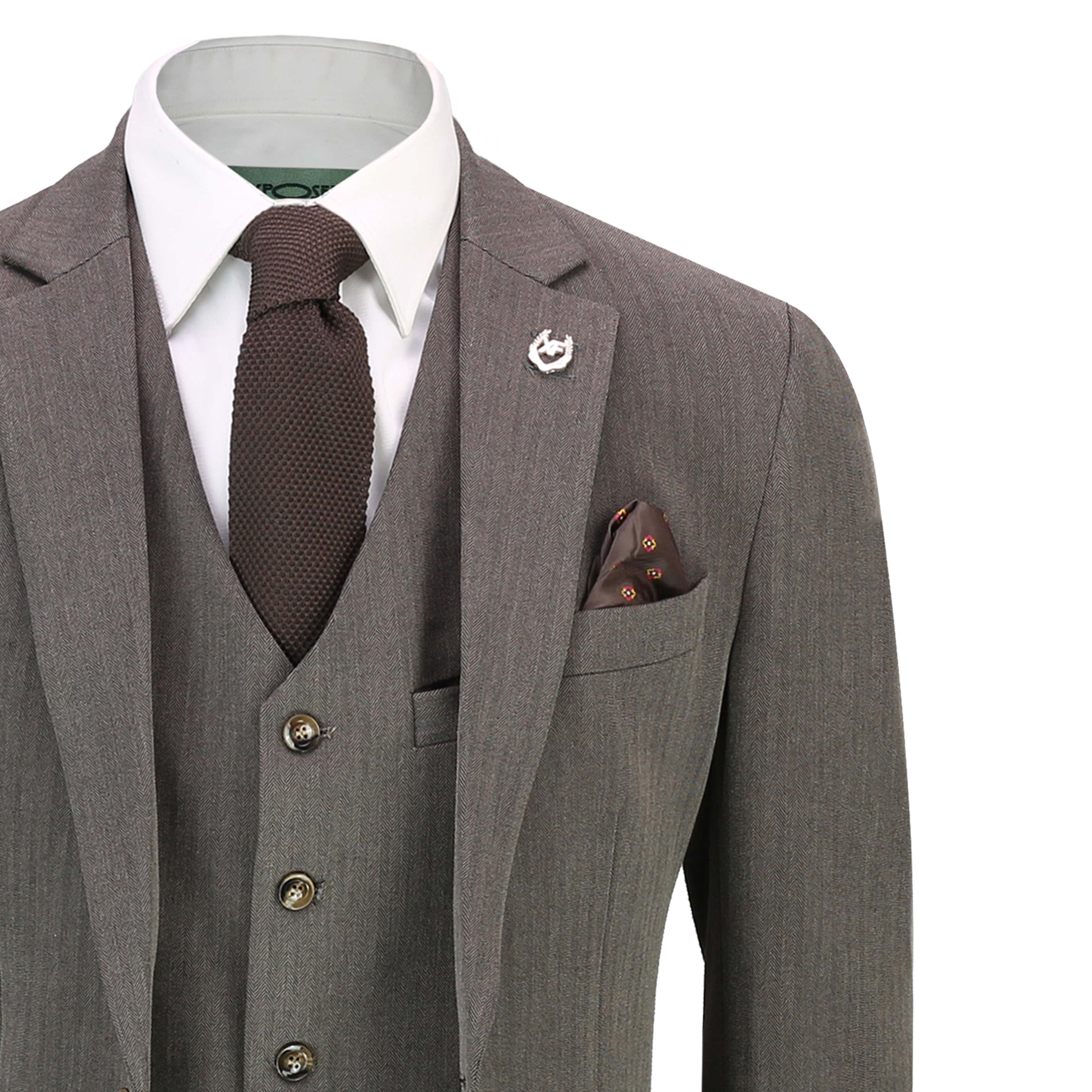 Brown Bear Suit with a Tie: A Classic and Elegant Combination