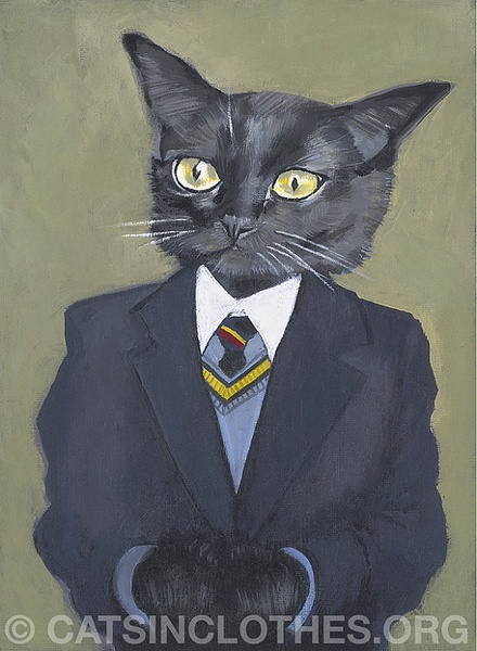 Title: Men Wearing Ties and Embracing Cats: A Tale of Subtlety and Charm