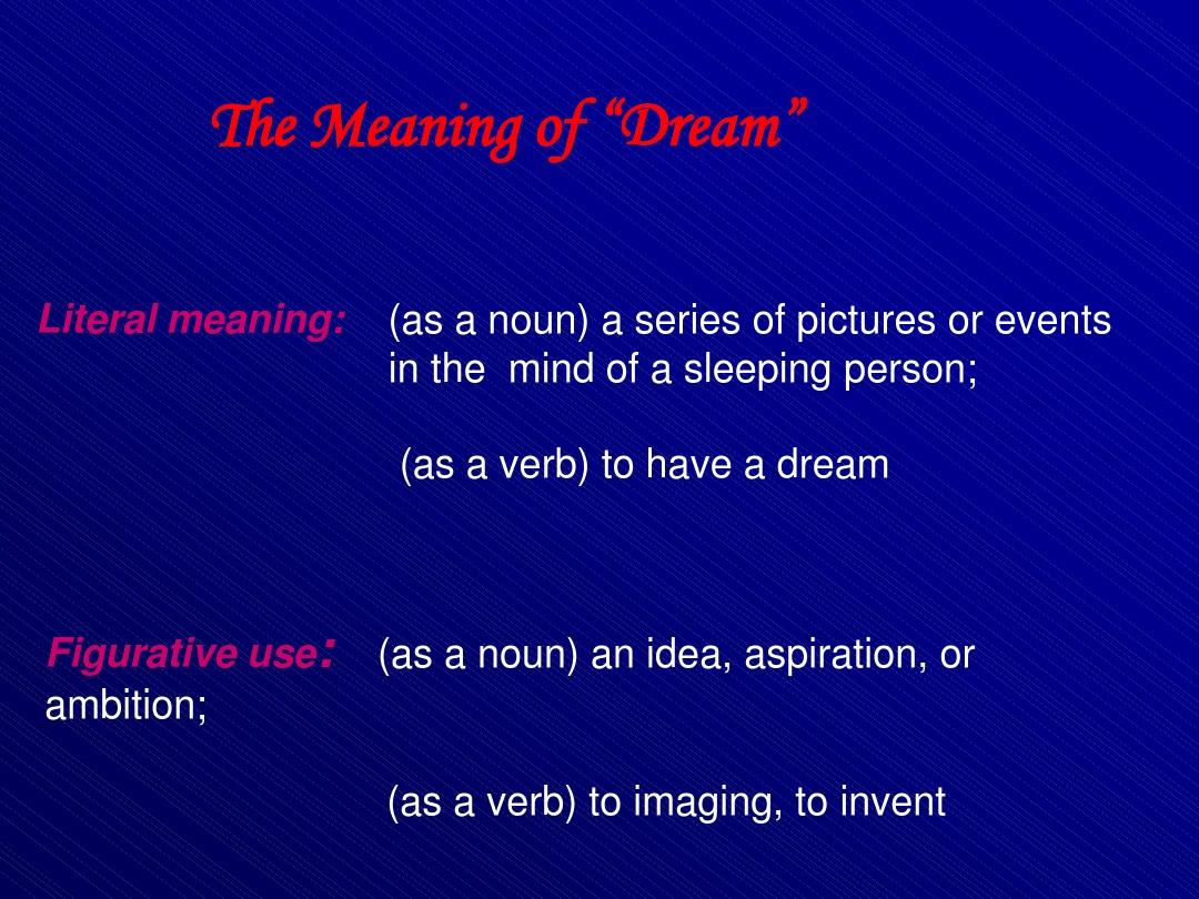 Title: What Does Dreaming of a Tie Mean?