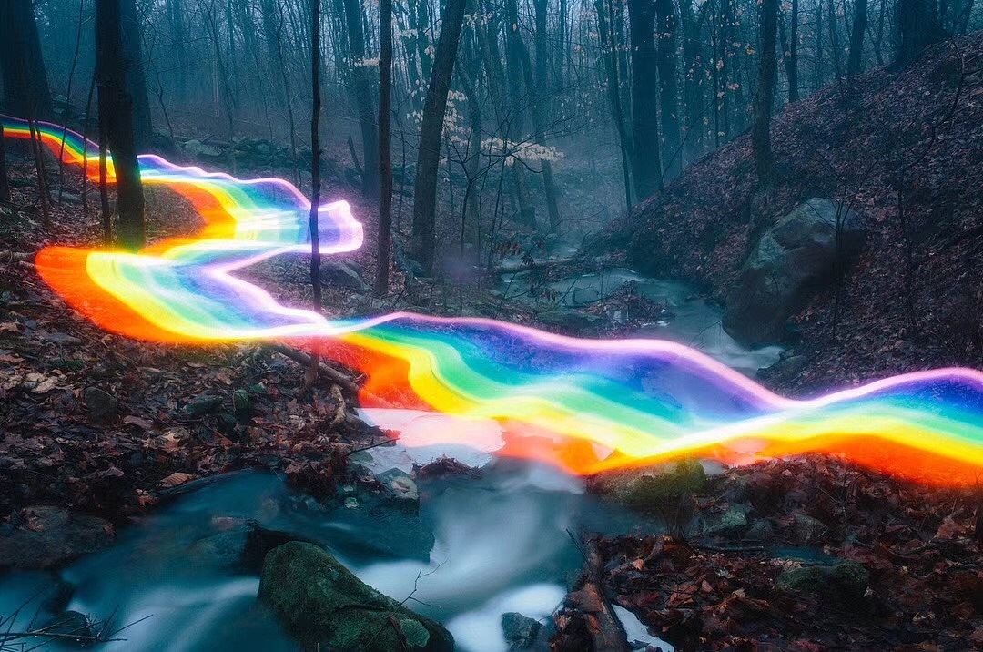 Title: Colorful Harmony: The Unforgettable Rainbow Tie Photos of Stephen Chow