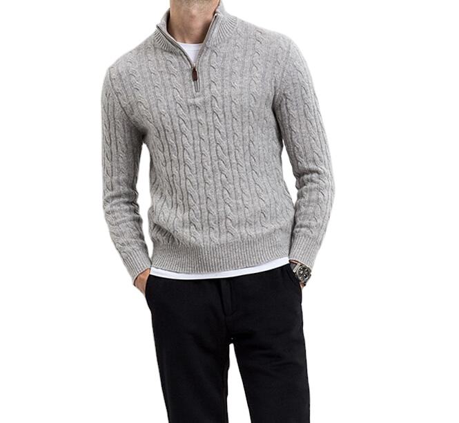 Gray Sweater with Tie: A Classic and Stylish Mens Fashion