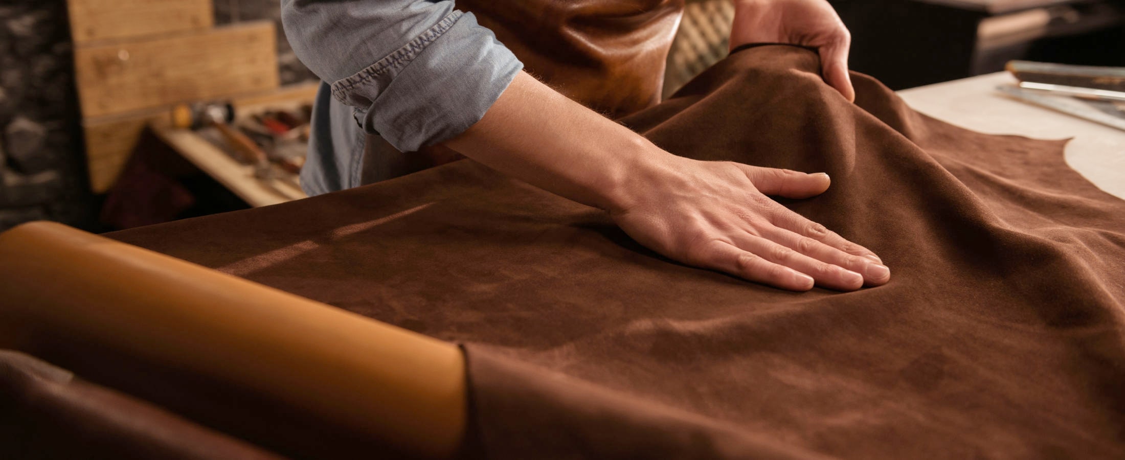 The Making of a Leather Tie