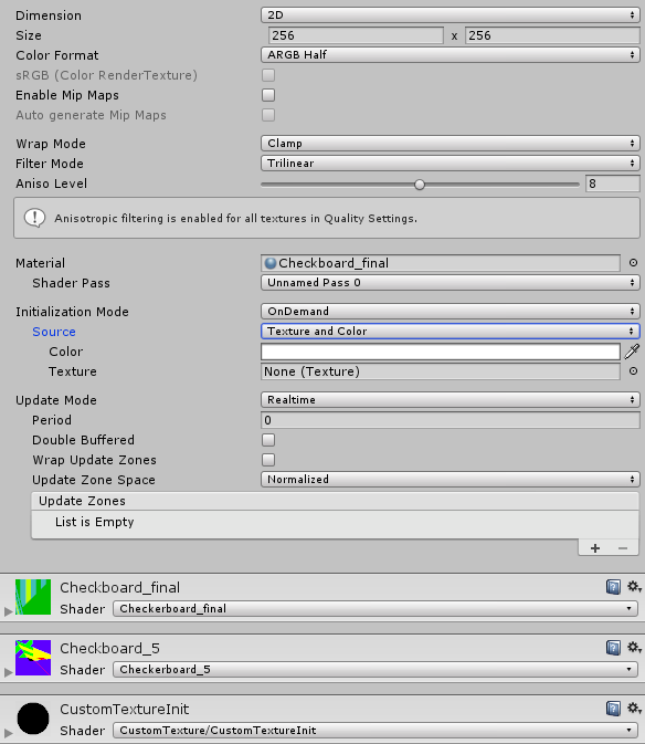 Custom Tie Incoming Material Graph