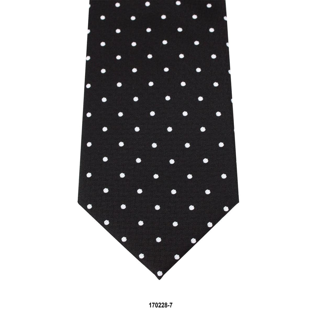 Customized Tie with Black and White Pattern