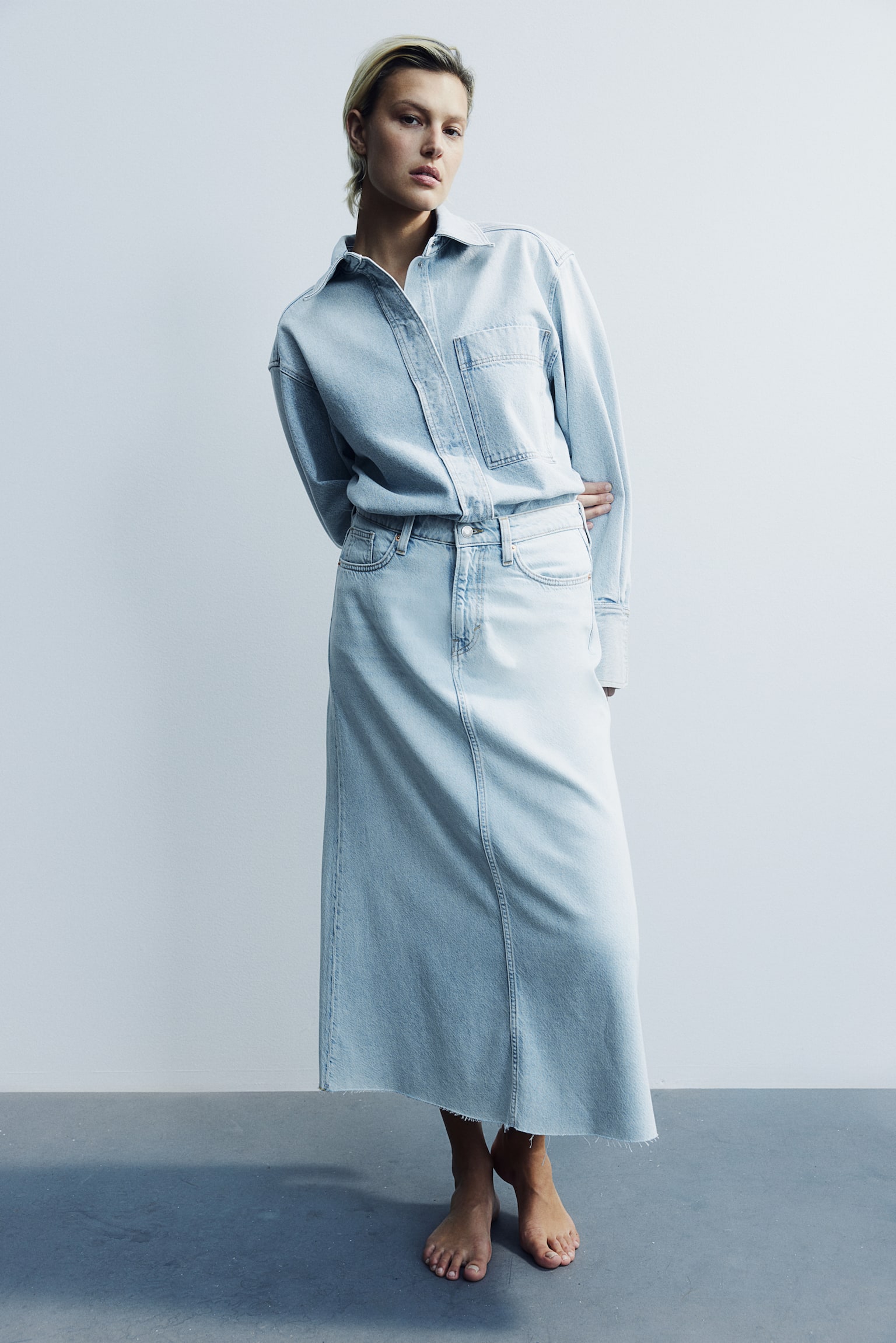 Blue Tie Denim Skirt Images: A Stunning Visual Delight