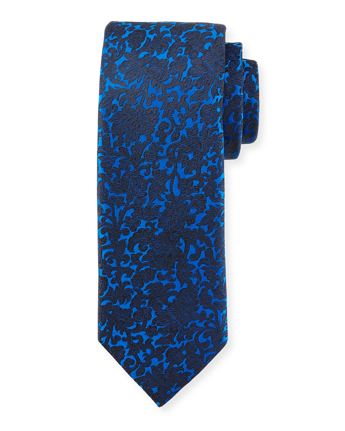 The Elegance of a Pure-Color Tibetan Blue Tie