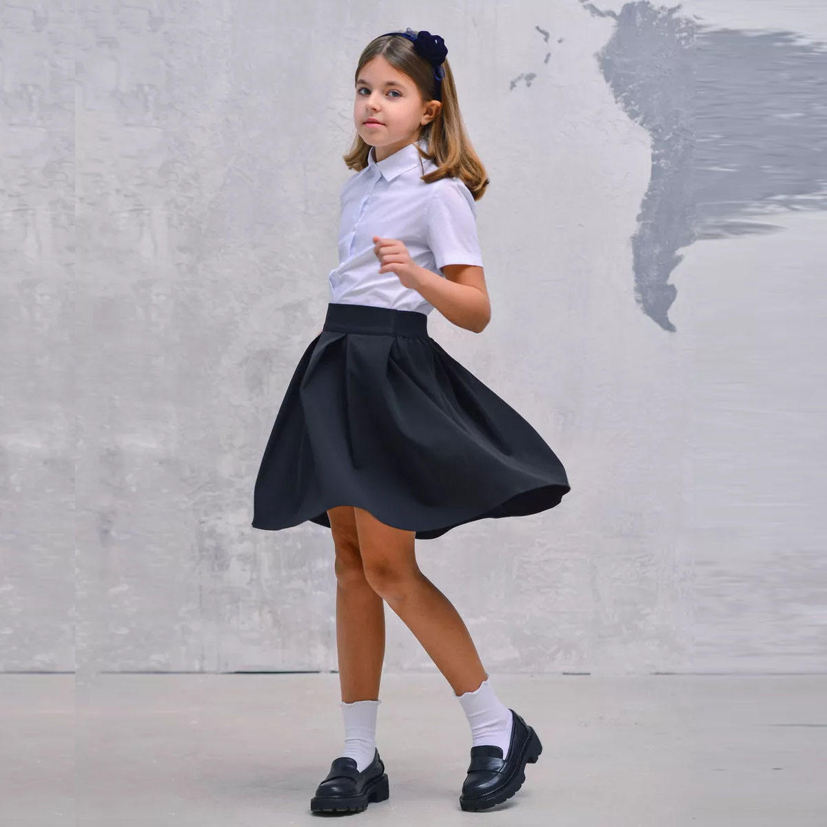 The video about school uniforms and ties