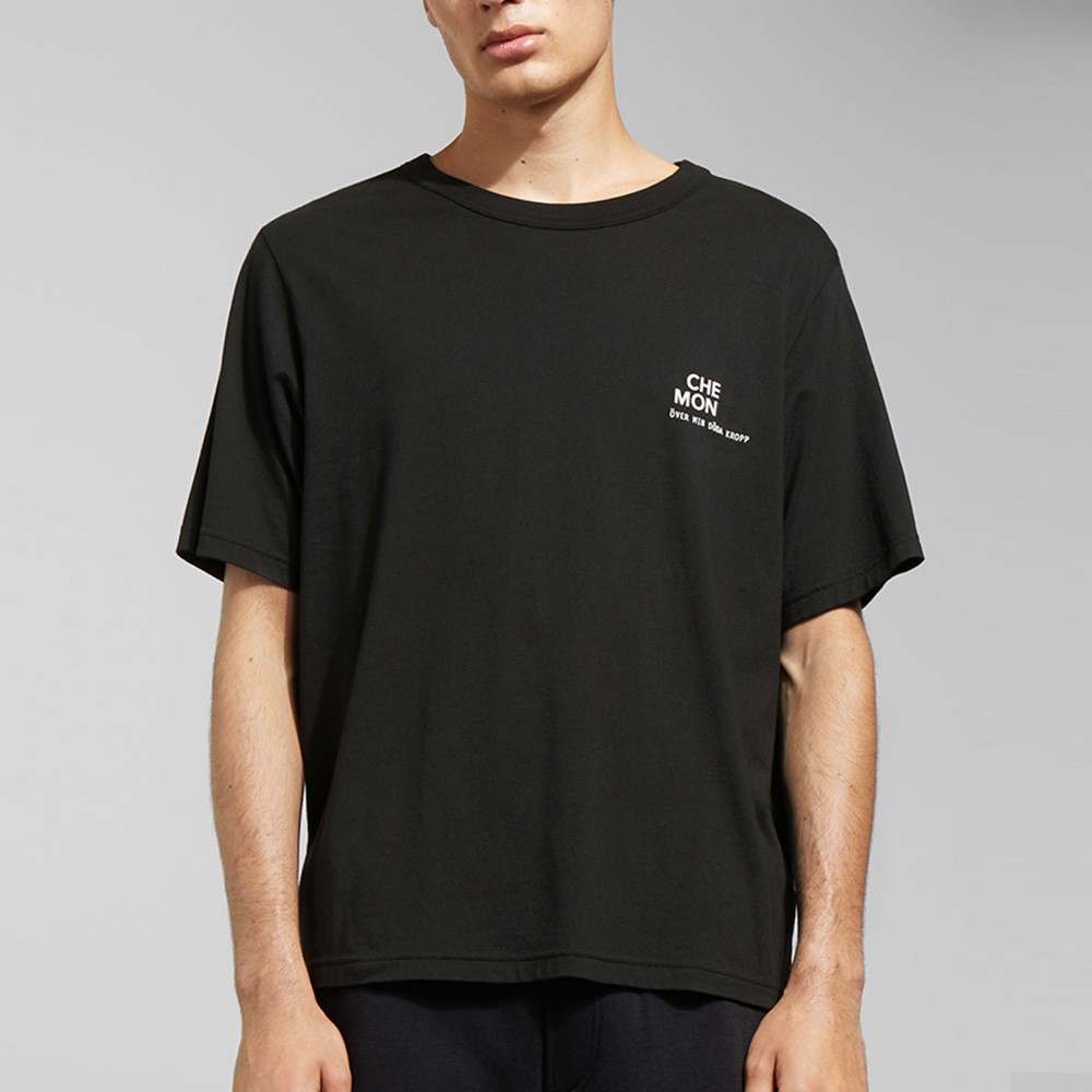 The Campus-style Tie-patterned Short-sleeve T-shirt