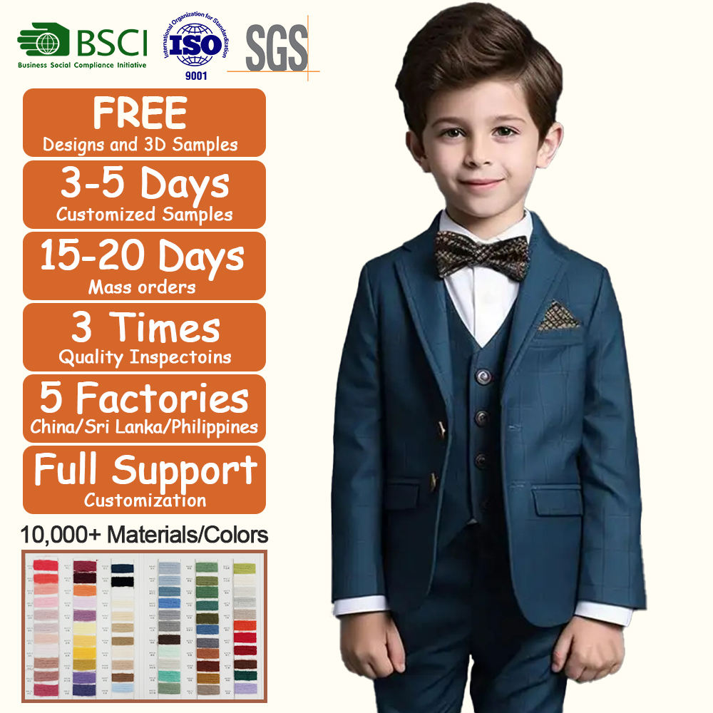 Kids Custom Suit and Tie for Special Occasions