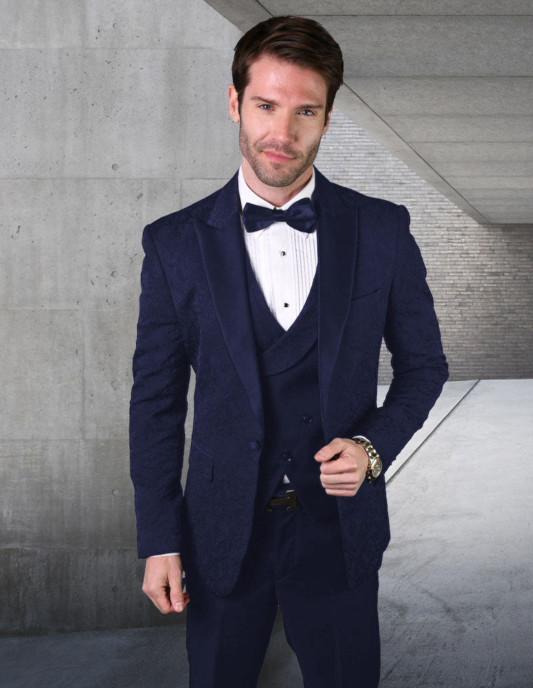 Title: The Perfect Match: How to Pair a Navy Blue Suit with a Tie