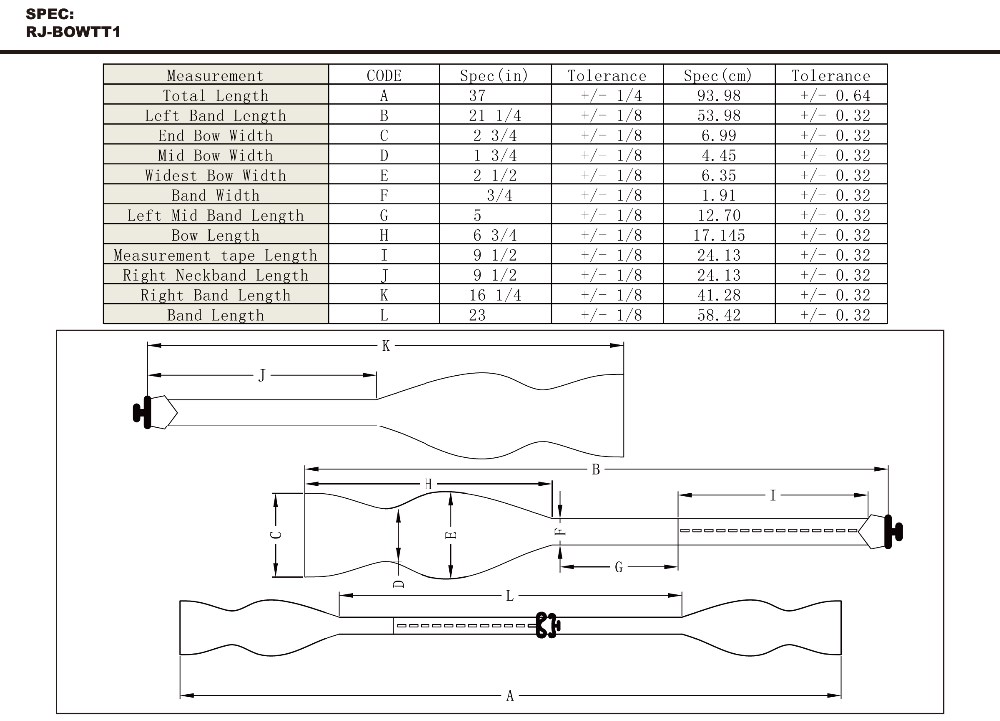 Custom Tie Order Form - Individual Tie Image