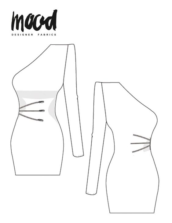 Title: How to Draw a Womans Dress with a Necktie Style Pattern - A Step-by-Step Guide