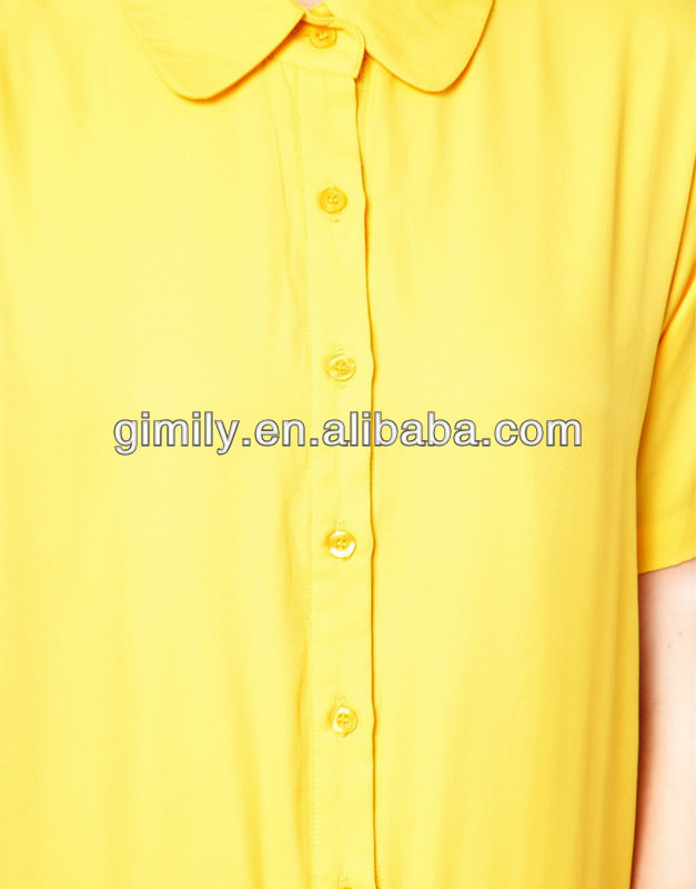 Yellow Tie with Zipper Style Graph