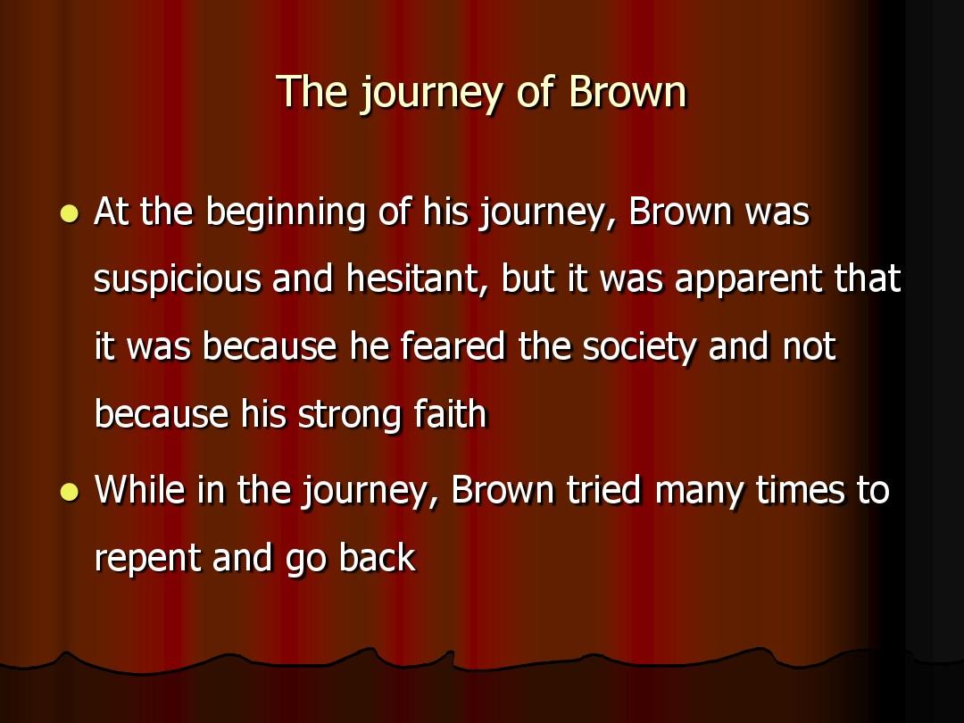 The Story of a Brown Tie