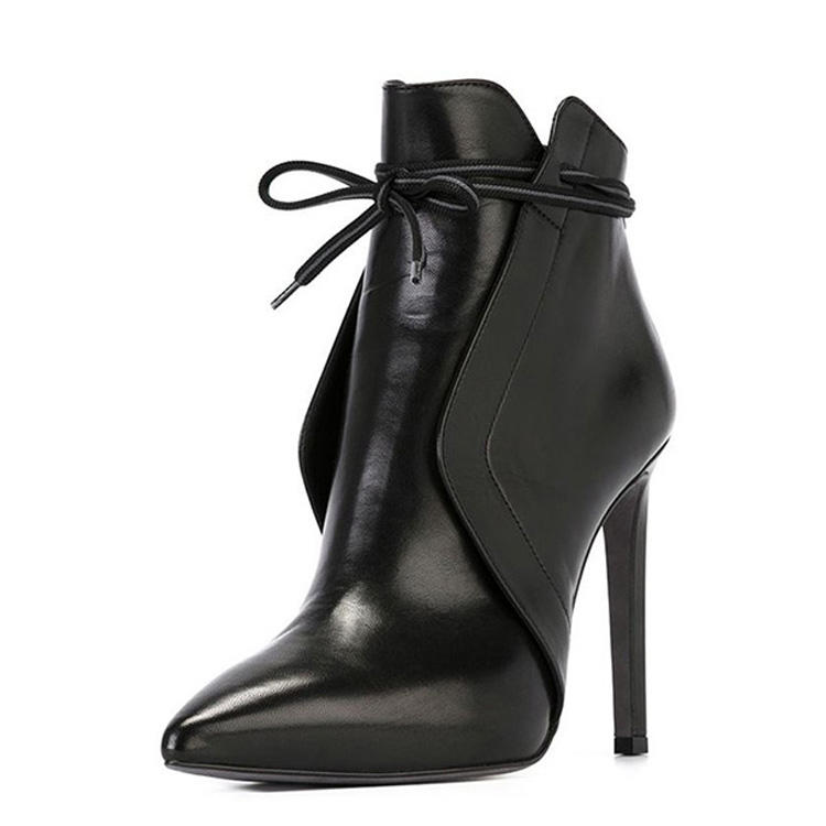 Title: Enthralling Womens Leather Vest Tie Boots: A Visual Delight for Fashionistas