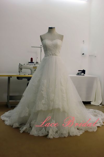 Customized Bridal Gown with Hong Kong Style Tie