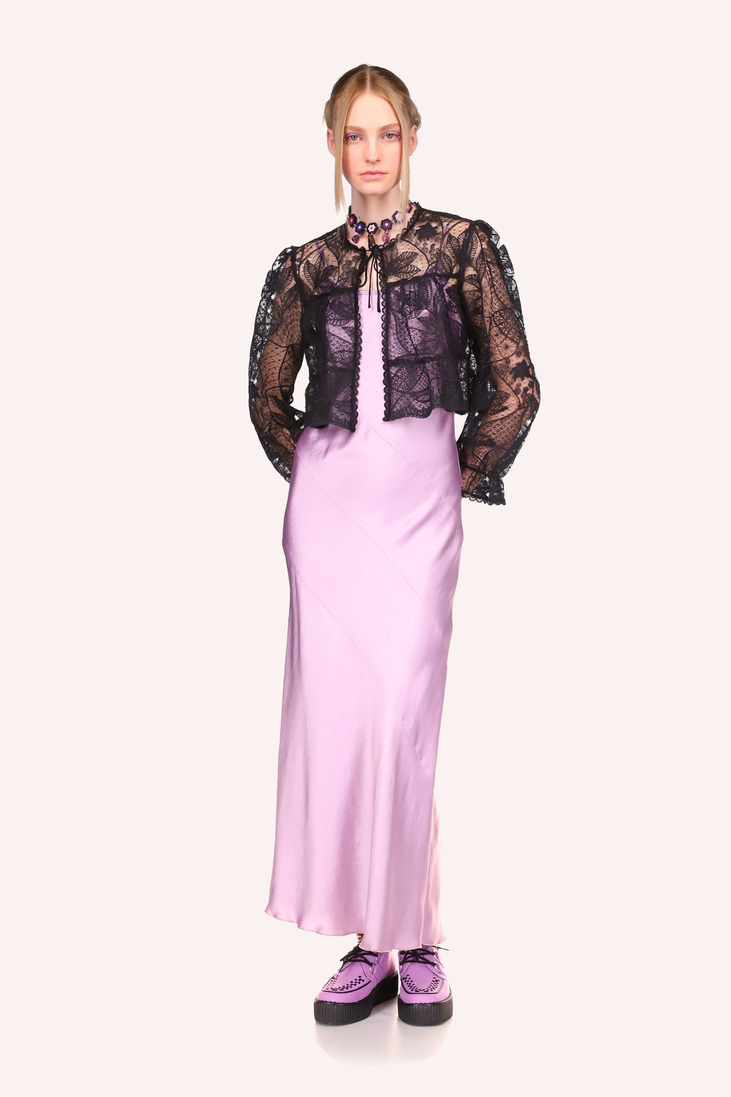 Title: Embracing the Enchanting Charm of an Elegant Floral Blouse Paired with a Princess-like Belt