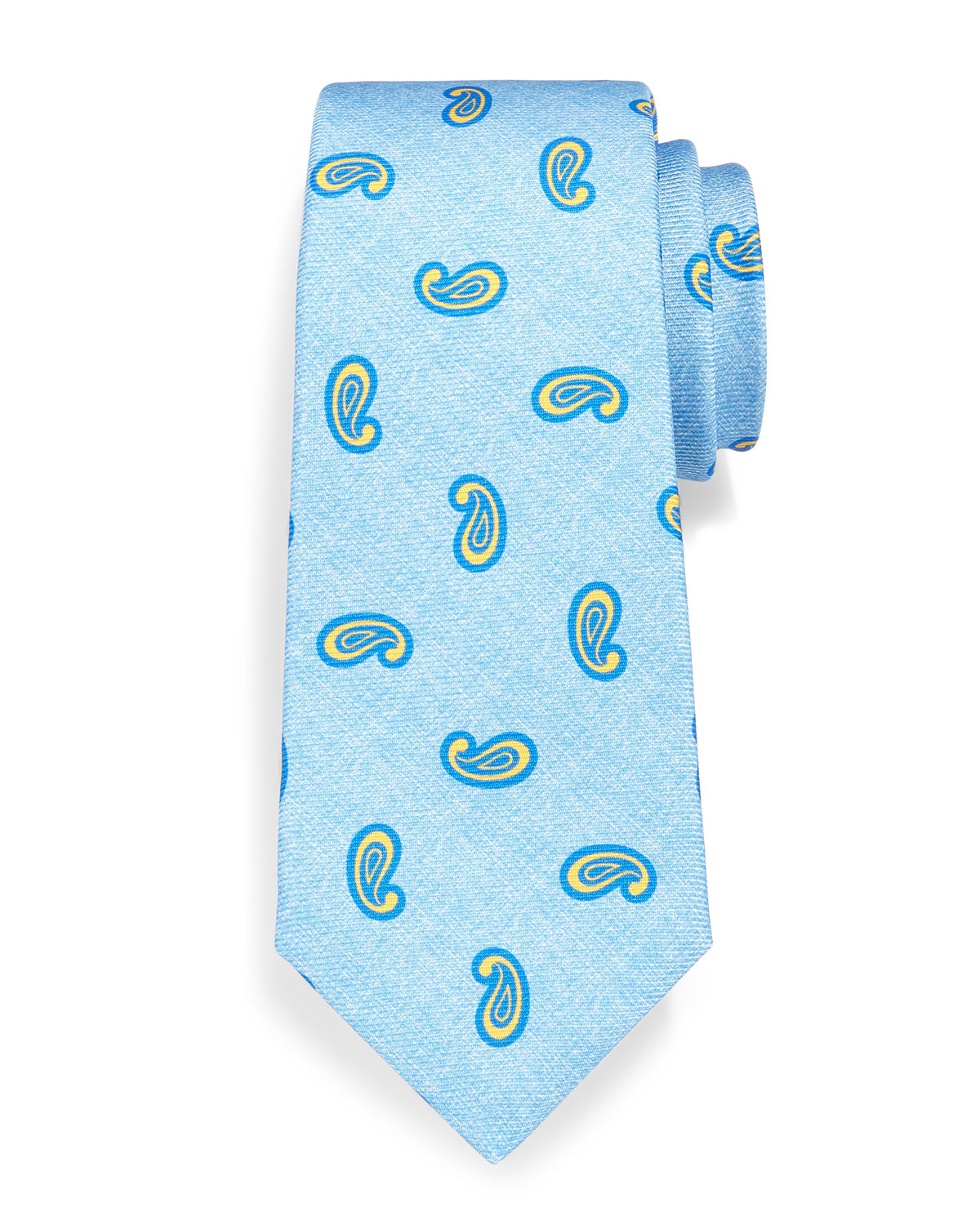 Blue Tie with Zipper Style Graphic