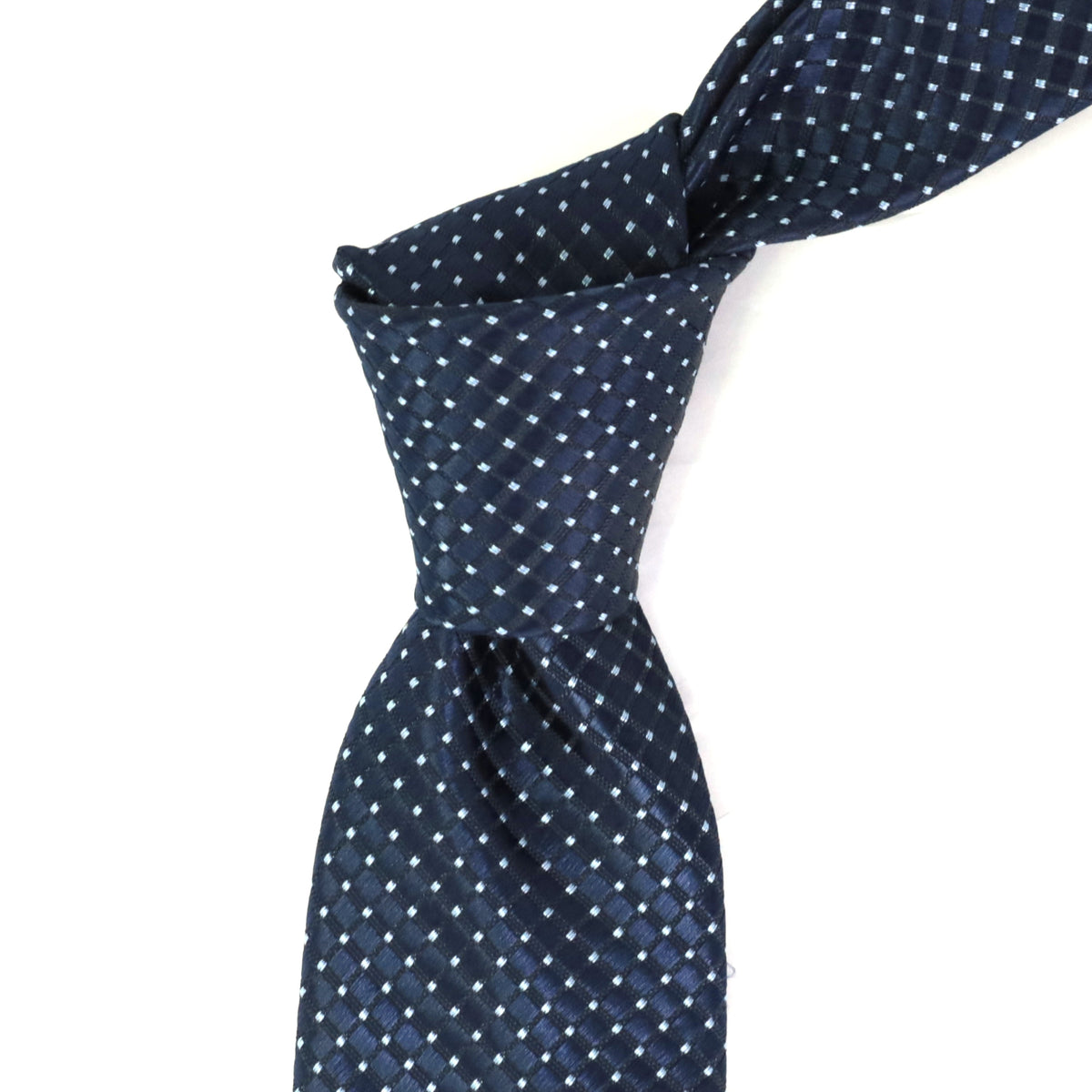 Blue Tie with Zipper Style Graphic