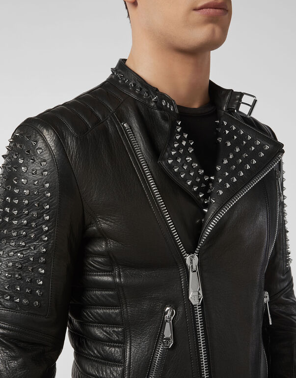 Black Leather Biker Vest Paired with Mens Wear: A Fashionable and Stylish Look