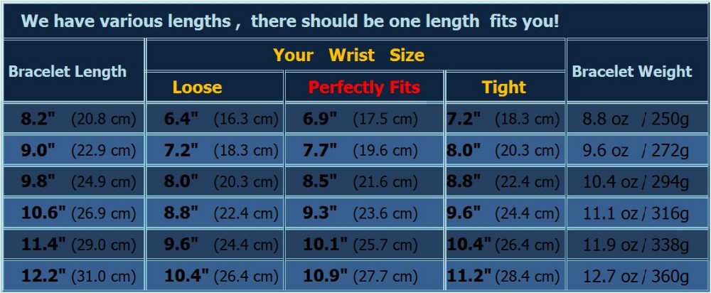 How to Customize a Tie Size Chart