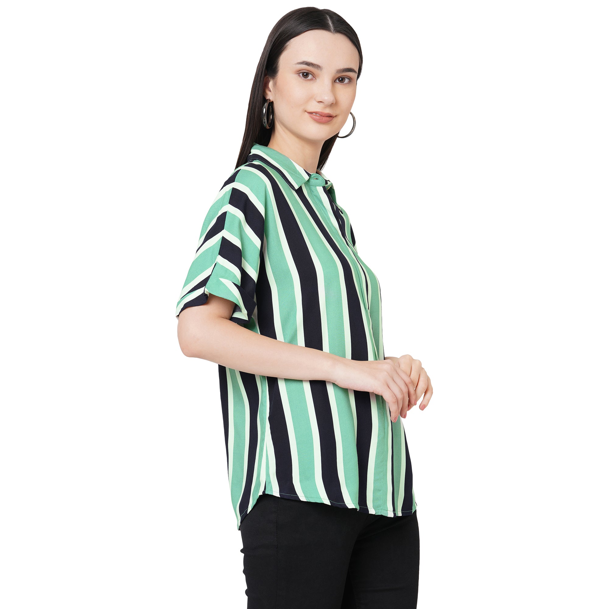 Title: The Perfect Pairing: Striped Shirts and Ties for Women