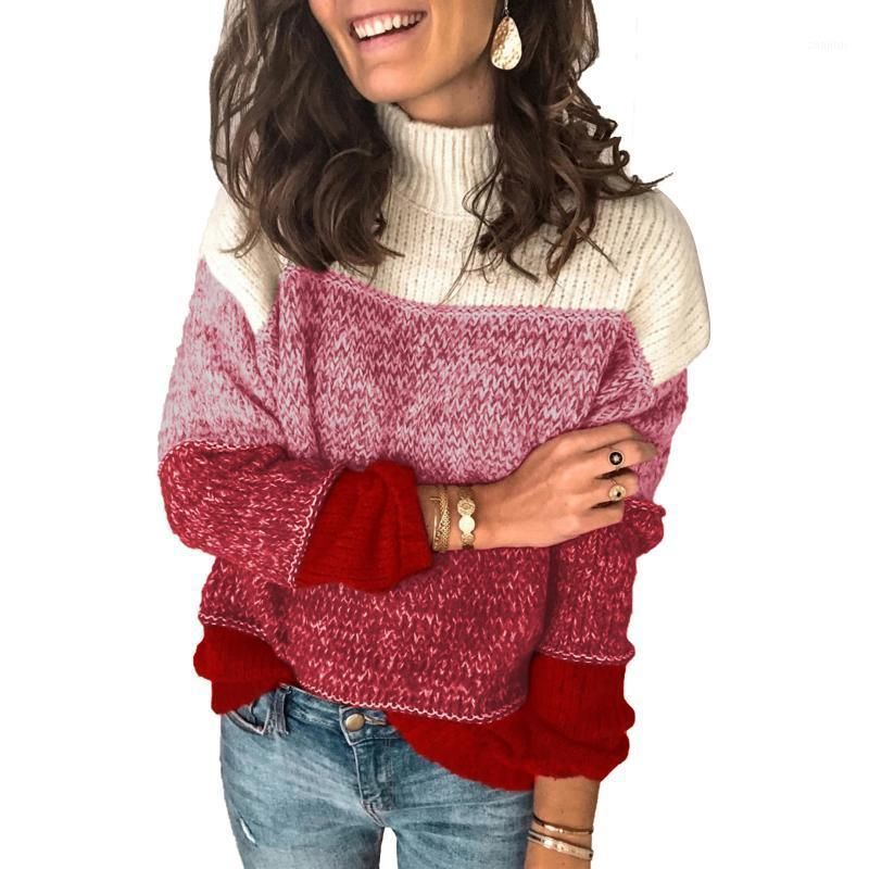 Lazy Chic Chunky Knit Sweater without Collar Tie