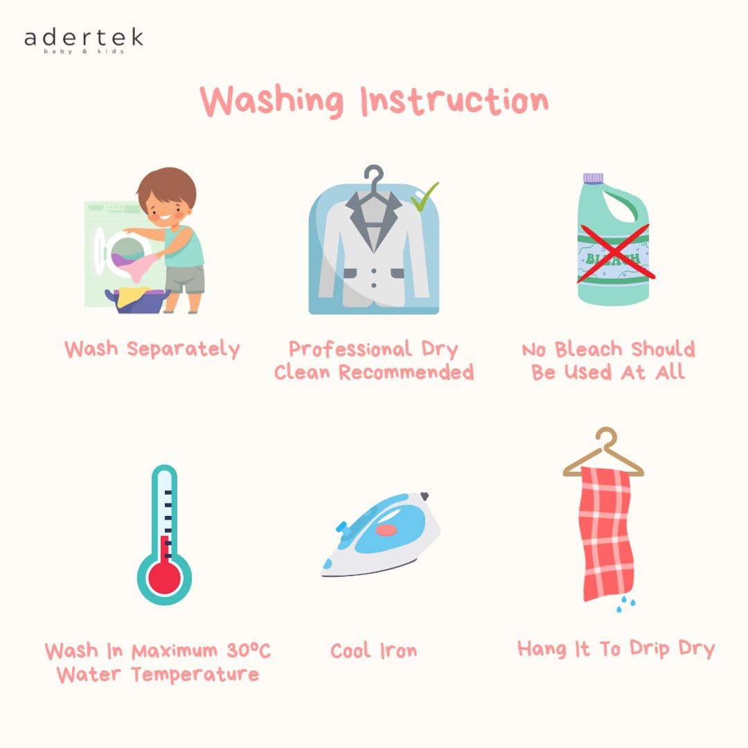 English Title: Tie Washing Instructions