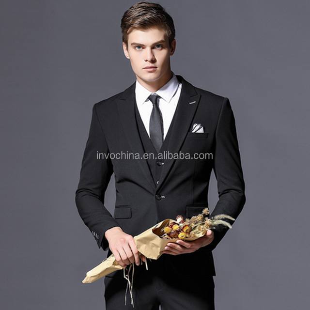 Title: Gentlemens Black Suit and Tie Portfolio: A Visual Delight for the Groomed Man