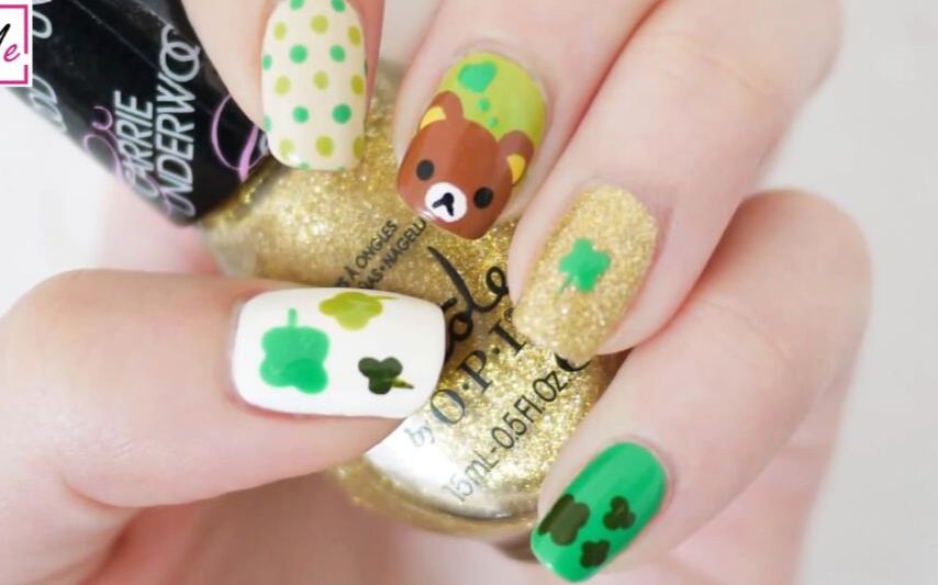 NECKTIE BEAR MANICURE: TRENDING美甲款式