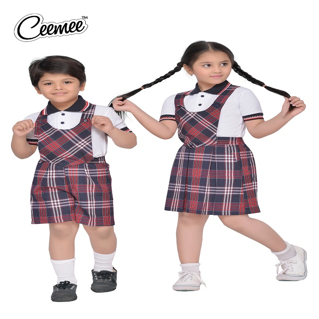 Custom Design of Childrens Tie-Wearing School Uniforms