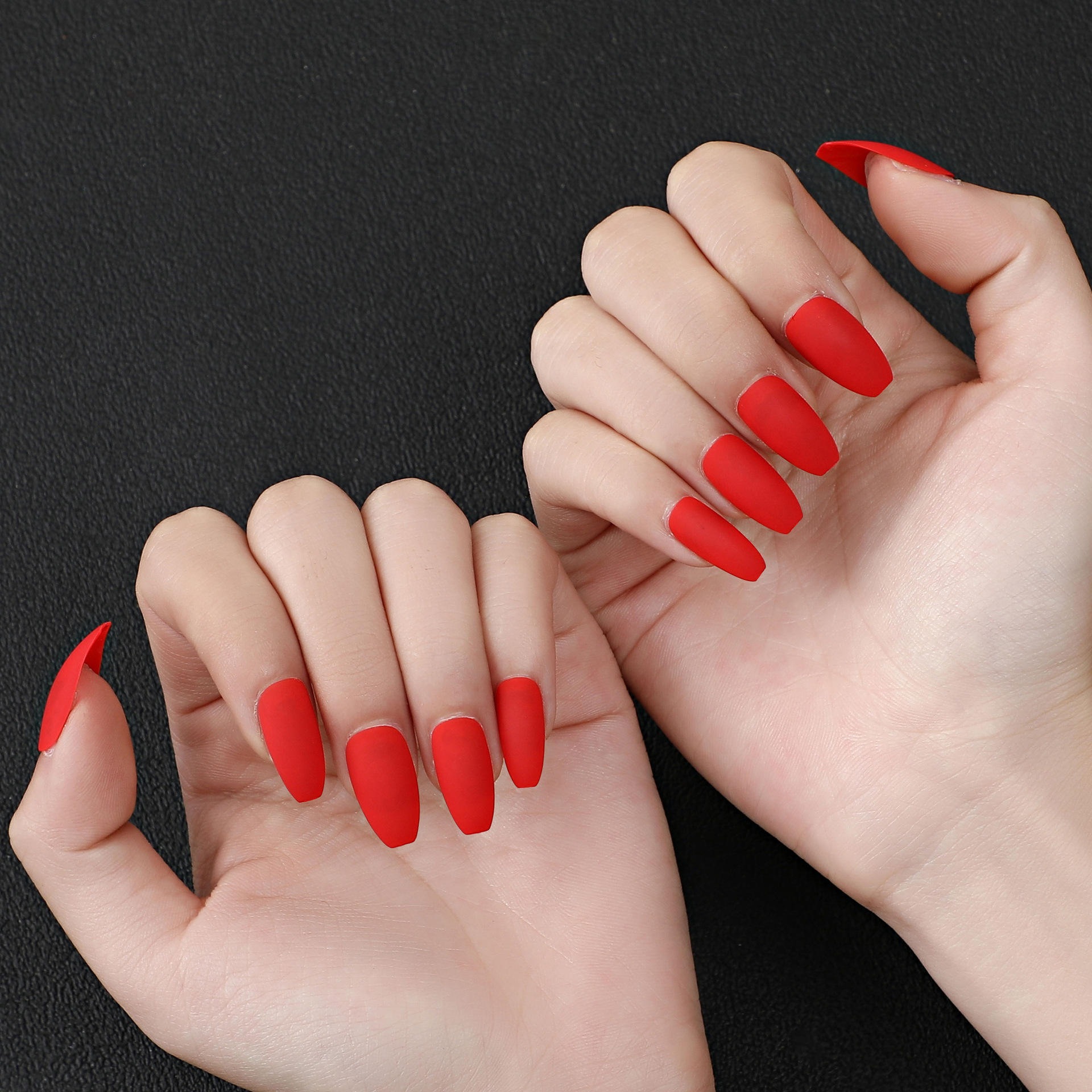 Title: Minimalist Red Tie Style Nail Art for a Stunning Look