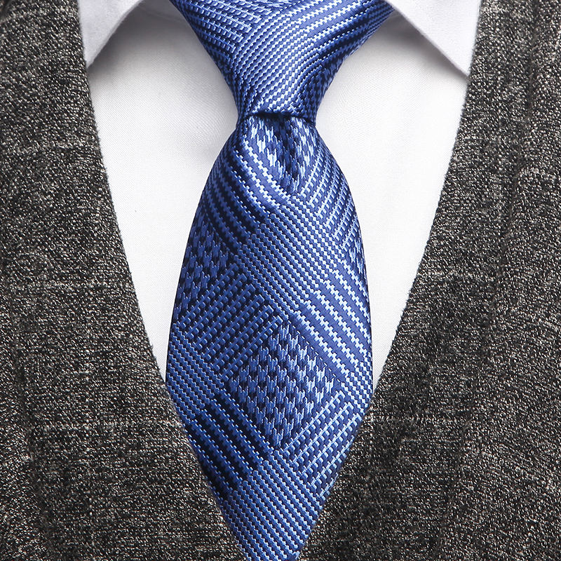 Blue Customized Tie JK: A Fashionable and Practical Choice for Men