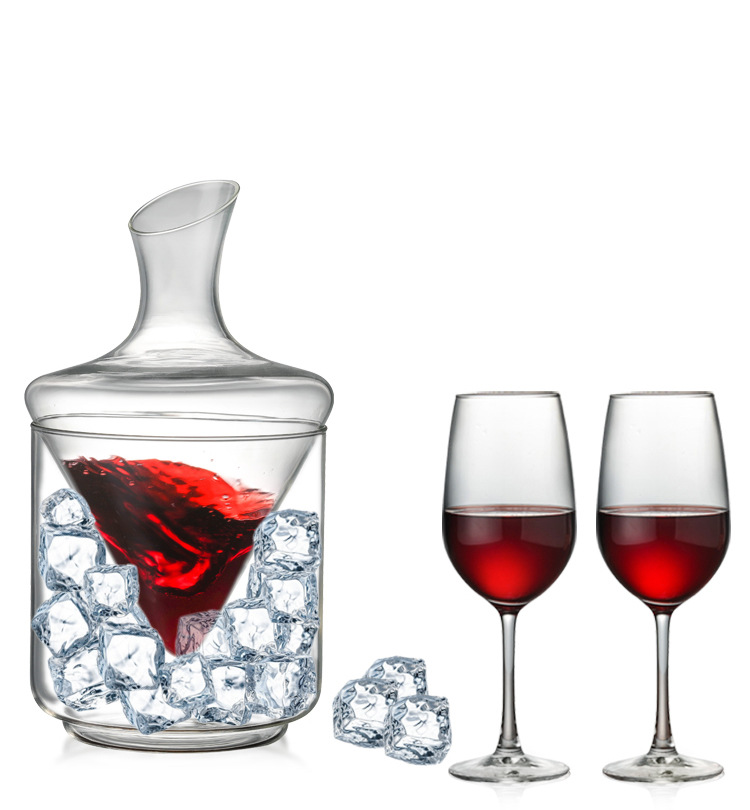 Red Wine, Ice Cube, and Tie: A Unique Fashion Accessory