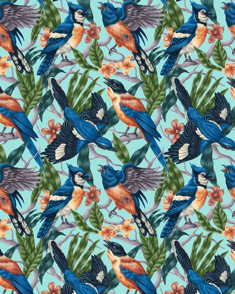 Title: The Majestic Allure of Bird-Pattern Ties