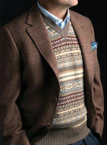 Title: The Art of Combining Tie Jacket and Sweater for a Fashionable Look