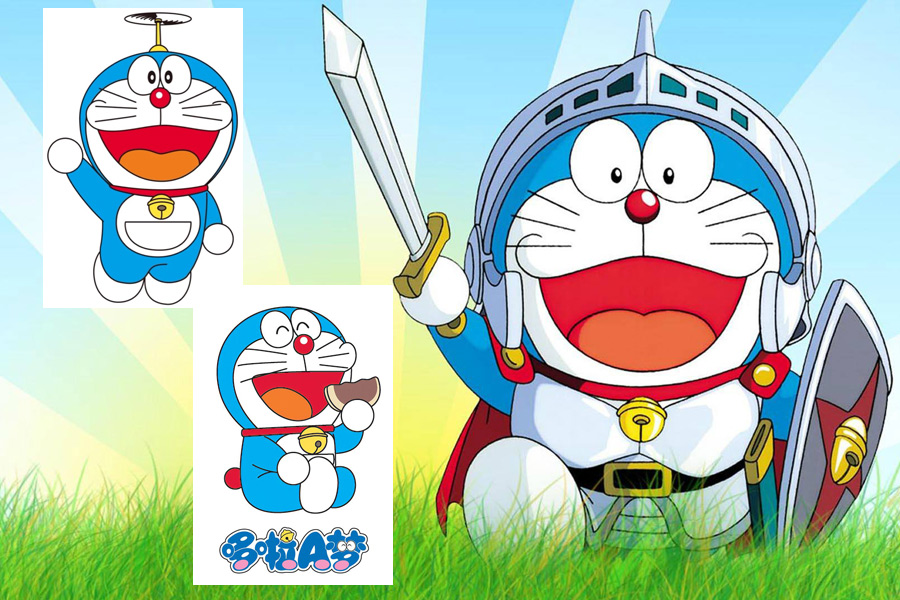 Title: Doraemon Wearing a Tie: A Symbol of Character and Adventure