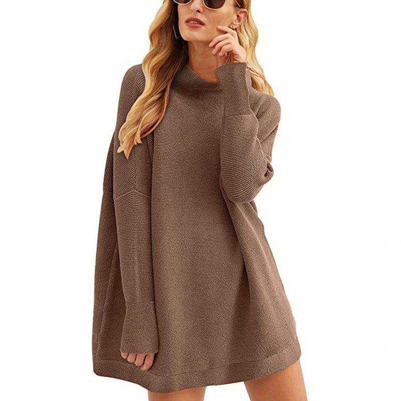 Title: Stylish and Cozy Womens Sweater Dress with Plaited Tie Accessory