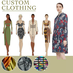 Title: The Art of Clothing Design: Fashion Illustrations, Pattern Designs, and Tie Images