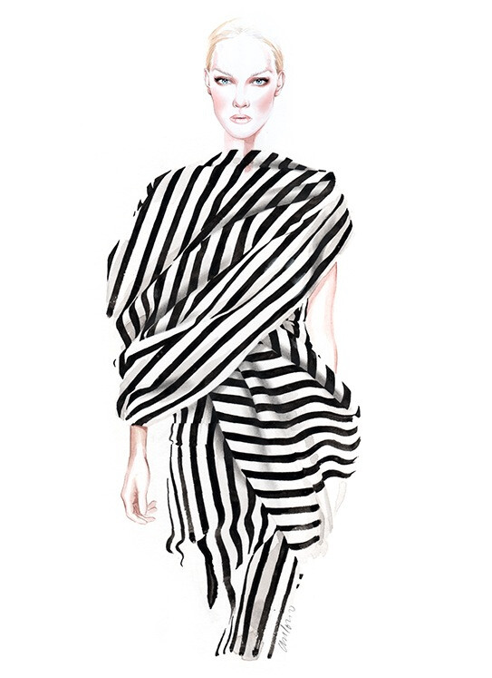 Title: The Art of Clothing Design: Fashion Illustrations, Pattern Designs, and Tie Images